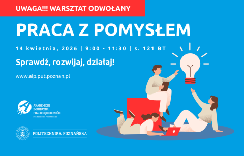 Praca z pomysłem - odwołana